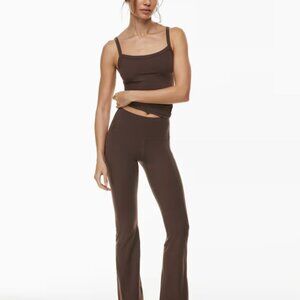NWT Aritzia GOLDEN BUTTER CHEEKY POCKET FLARE Rich Mocha Brown 8